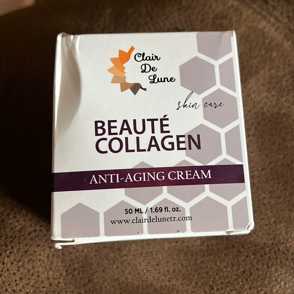 Clair De Lune Beauty Cream Anti-Wrinkle Day Cream for Face with Collagen -